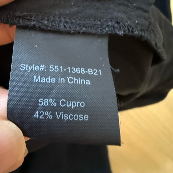 Jenni Kayne Rio Trouser Elastic Waist Pockets Pull On Black Pants M - Picture 6 of 9